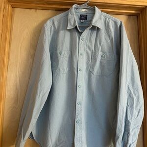 J. Crew Classic Blue Button Down Shirt